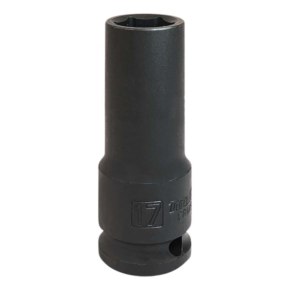 Impact Socket Deep 1/2" Drive 17mm Supercheap Auto