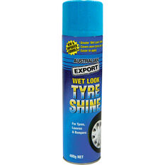 Export Wet Look Aerosol Tyre Shine 400g, , scaau_hi-res