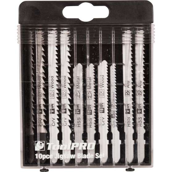 ToolPRO Jigsaw Blade Set 10 Piece, , scaau_hi-res