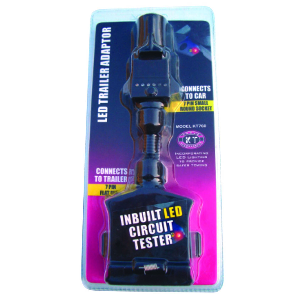 Trailer Adaptor Flat Plug to Small Socket Supercheap Auto