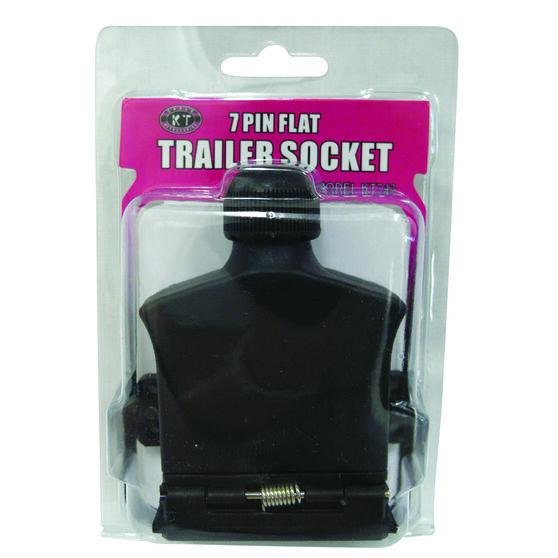 KT Cable Trailer Socket, Plastic - Flat, 7 Pin, , scaau_hi-res