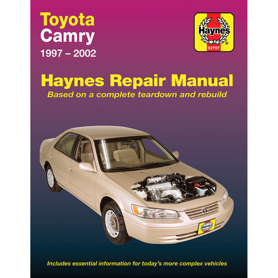 Haynes Car Manual For Toyota Camry 1997-2002 - 92707 | Supercheap Auto