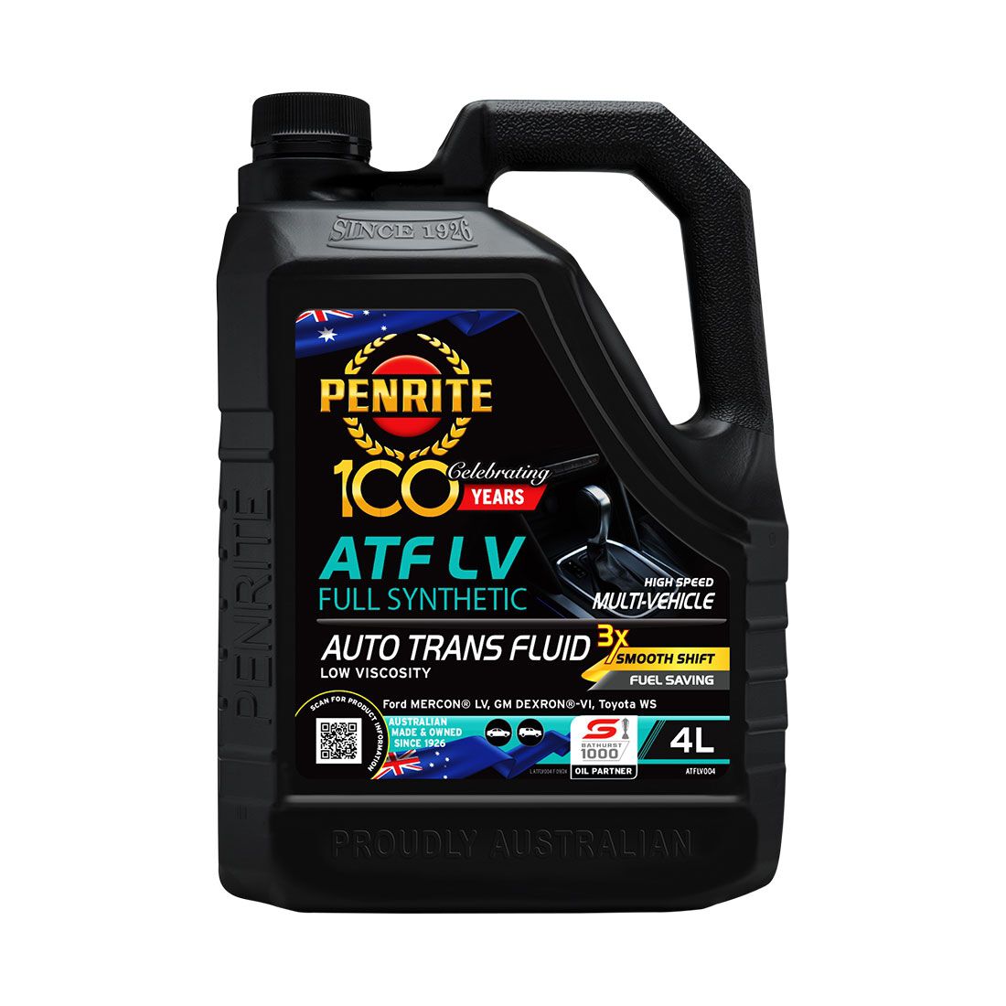 Penrite LV Automatic Transmission Fluid -  4 Litre, , scaau_hi-res