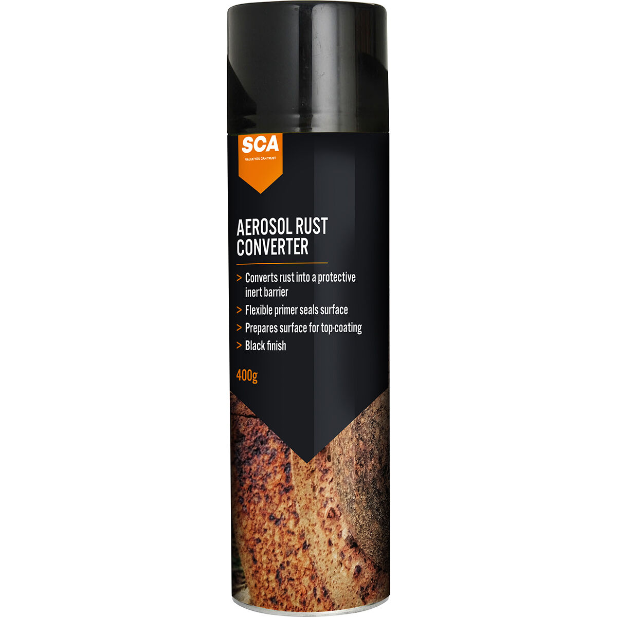 Auto rust converter outlet