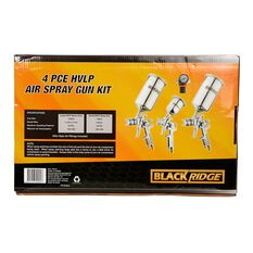 Blackridge Air Spray Gun Kit HVLP 4 Piece, , scaau_hi-res
