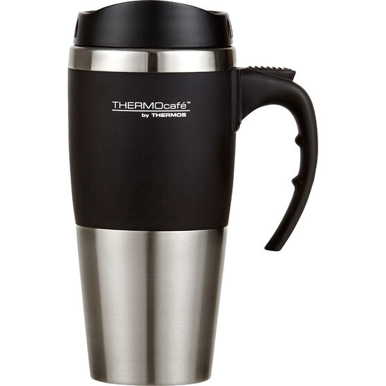 Thermos ThermoCafe 450mL Travel Mug Black Supercheap Auto