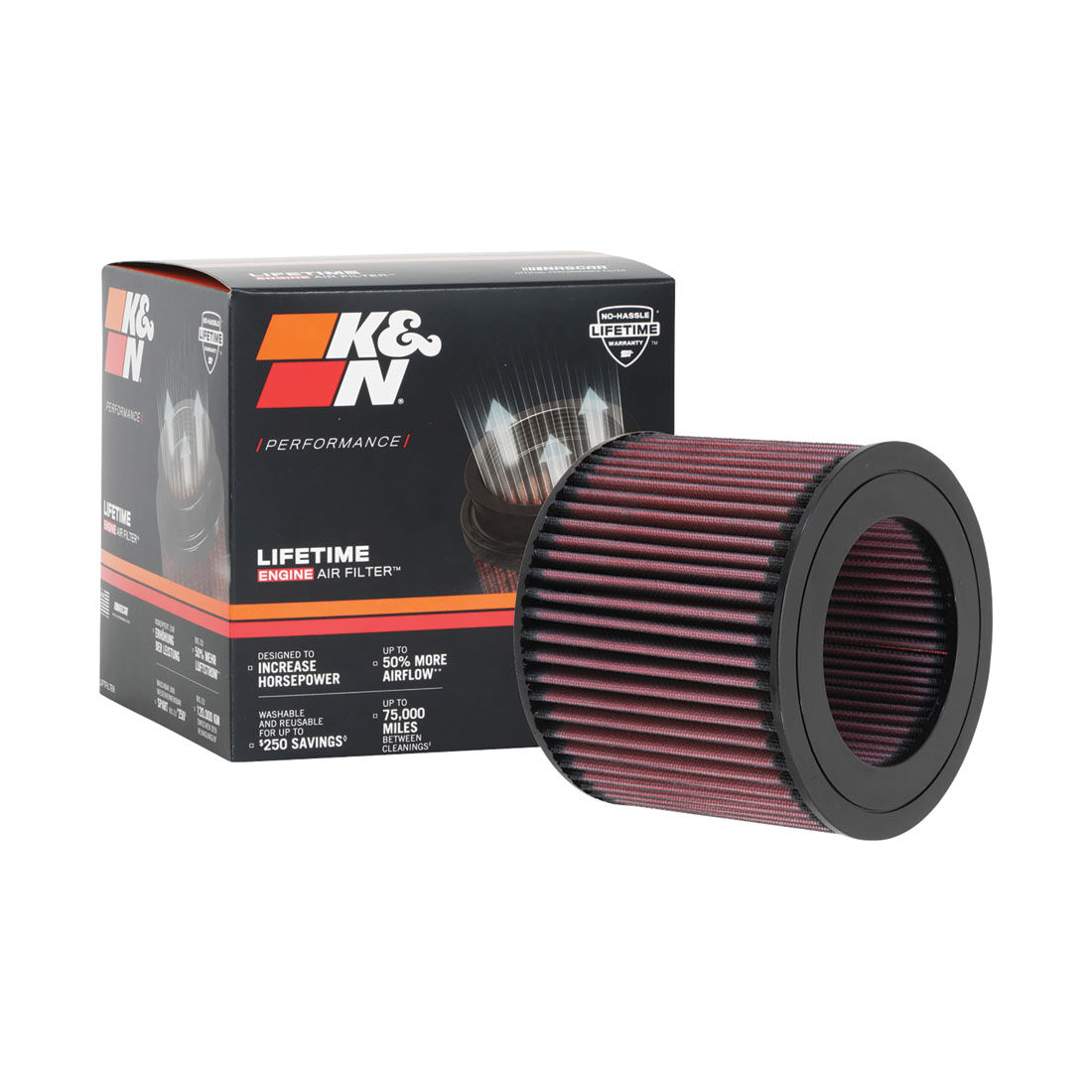 K&N Air Filter - E-2443 (Interchangeable with A328), , scaau_hi-res