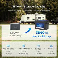 Renogy Lithium Deep Cycle Battery 12.8V 300Ah LiFePO4, , scaau_hi-res