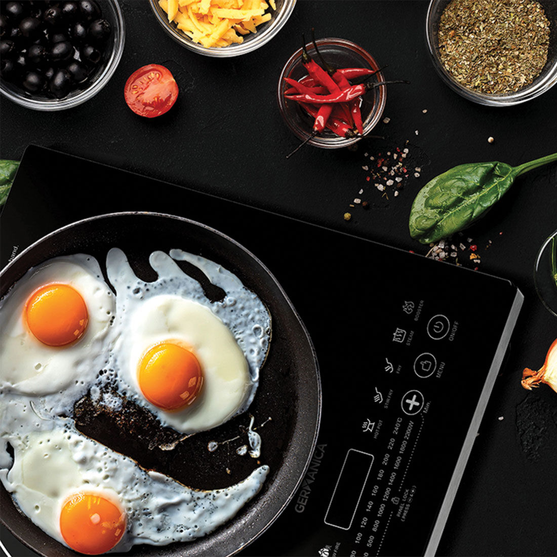 Germanica Ceramic Induction Cooktop, , scaau_hi-res