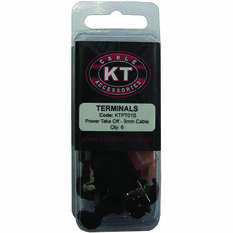 KT Cable Power Take Off Connector - 3mm Red, 6 Pack, , scaau_hi-res