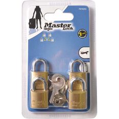Master Lock Fortress Padlock - 20mm, 4 Pack, , scaau_hi-res