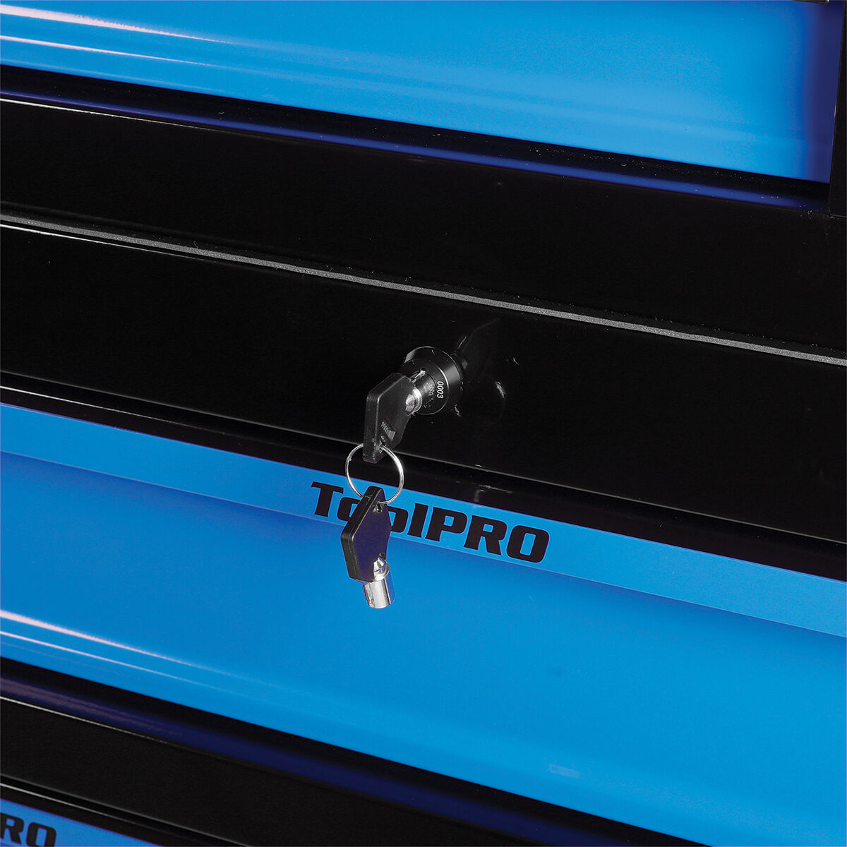 ToolPRO Neon Tool Cabinet Blue 6 Drawer 42 Inch, , scaau_hi-res