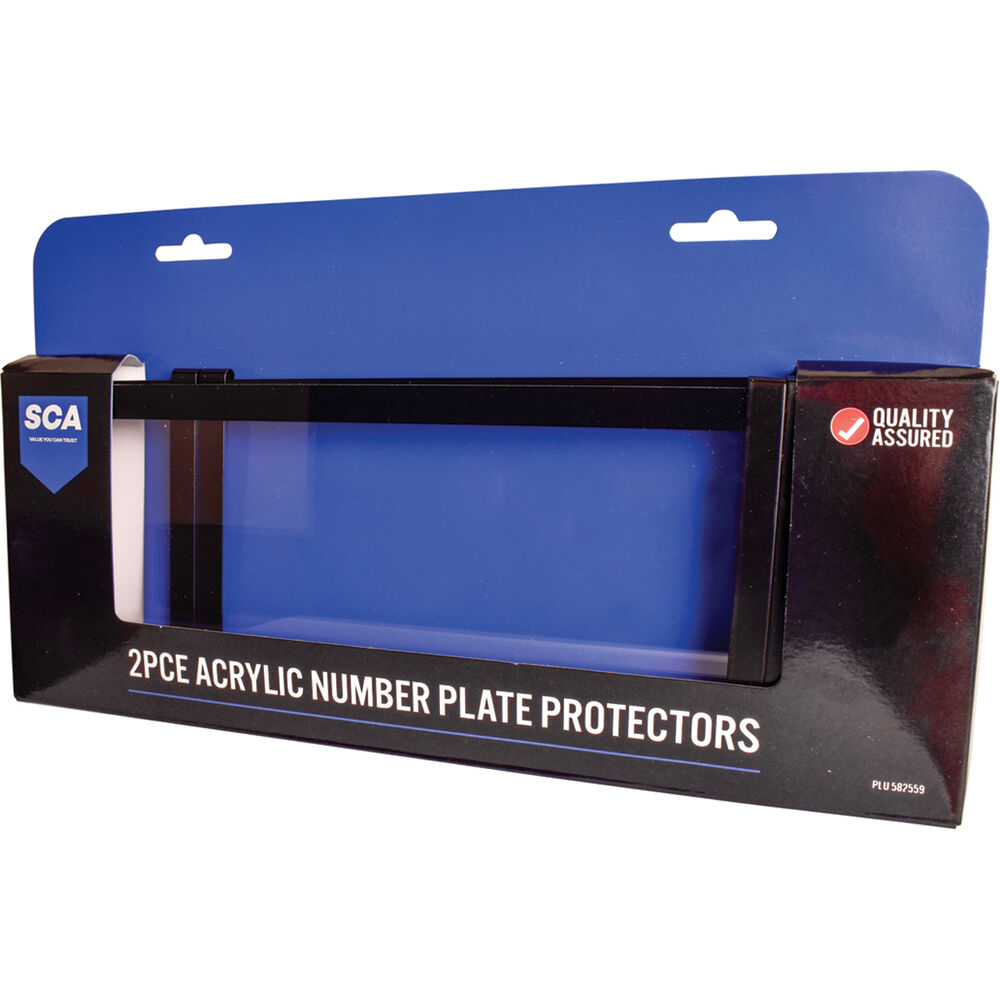 SCA Number Plate Protector 6 Figure Clear Standard Supercheap Auto