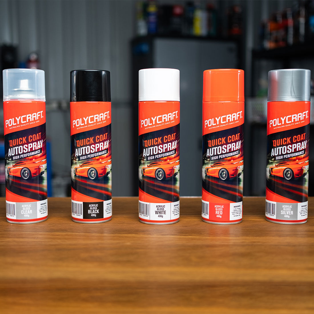 Polycraft Acryilic Gloss Silver 400g, , scaau_hi-res