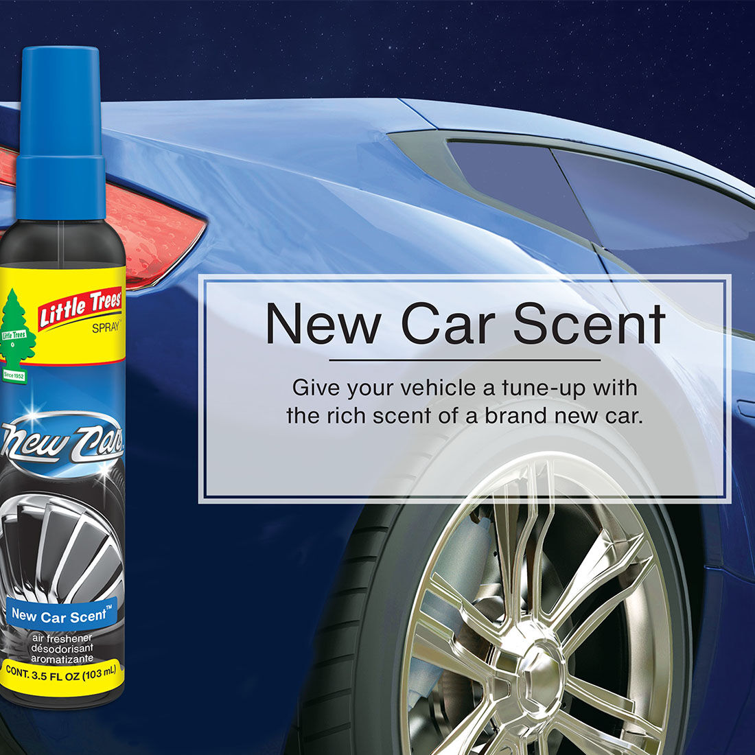 Little Trees Spray Air Freshener New Car 103ml, , scaau_hi-res