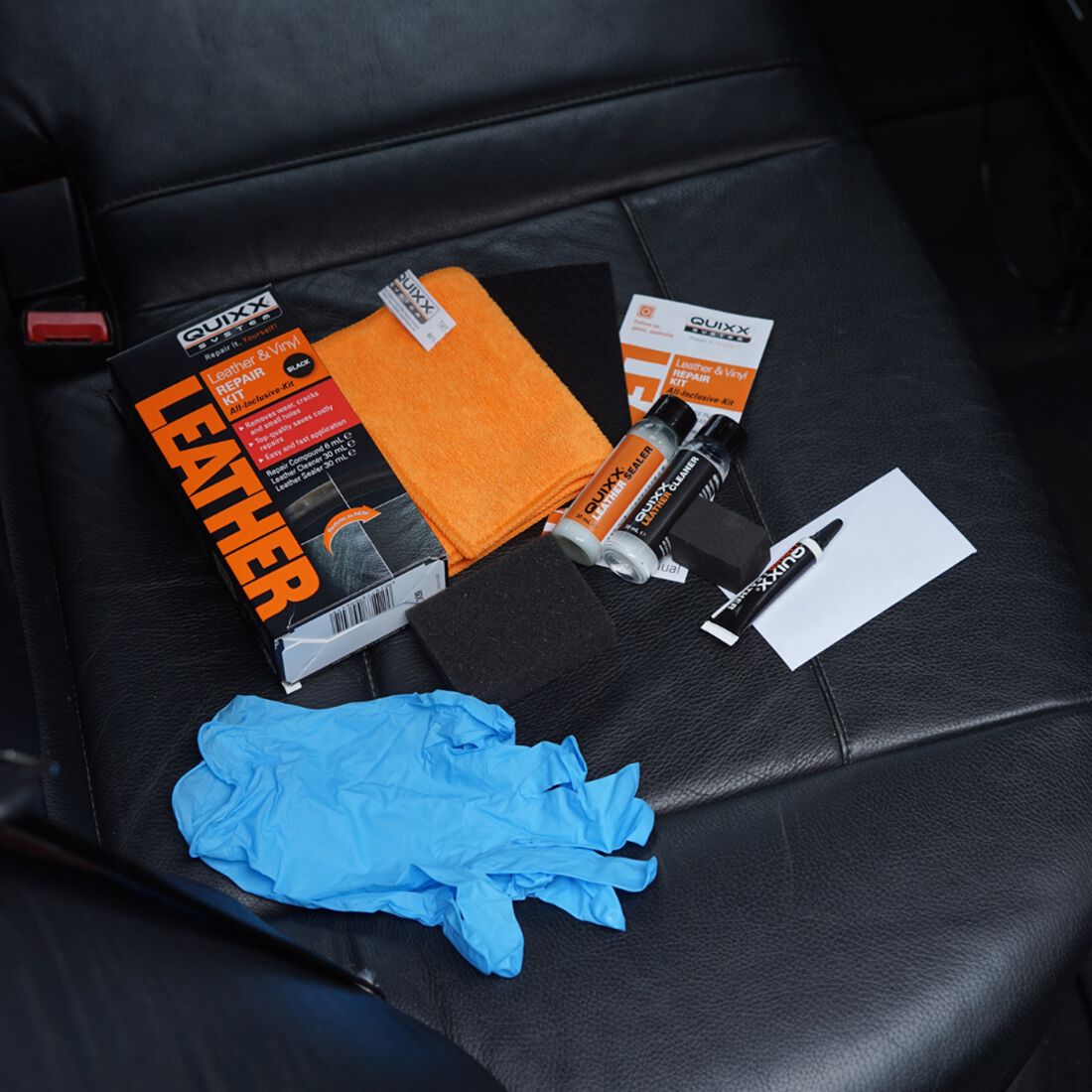 QUIXX Leather & Vinyl Repair Kit (Black), , scaau_hi-res