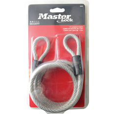 Master Lock Looped Cable - Woven Steel, 6mm x 1.8m, , scaau_hi-res