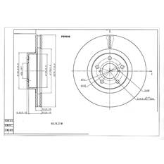 Bosch Disc Brake Rotor - Single, PBR648, , scaau_hi-res