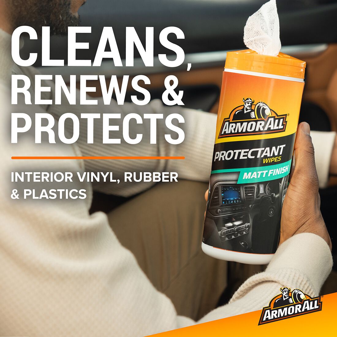 Armor All Matt Protectant Wipes 30 Pack, , scaau_hi-res