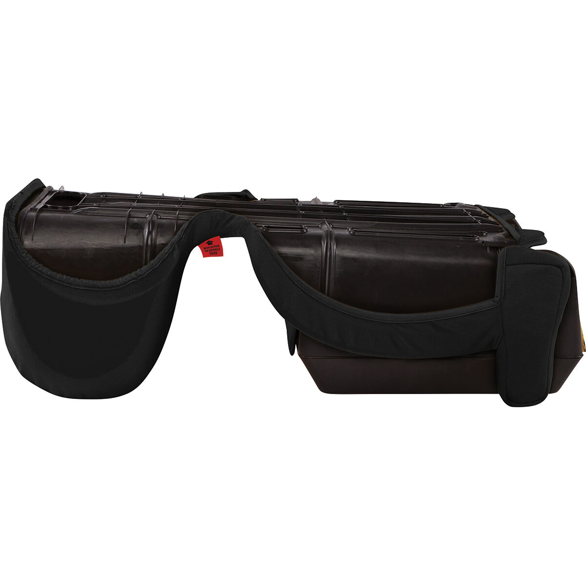 Fold away outlet booster seat