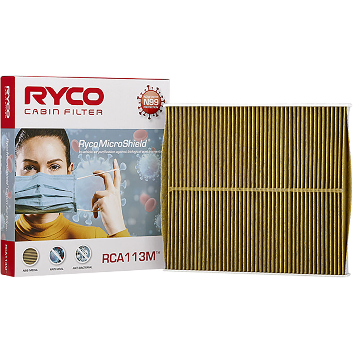Ryco N99 MicroShield Cabin Air Filter - RCA113M, , scaau_hi-res