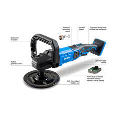 Kincrome PT18 18V Brushless 180mm Polisher Skin, , scaau_hi-res