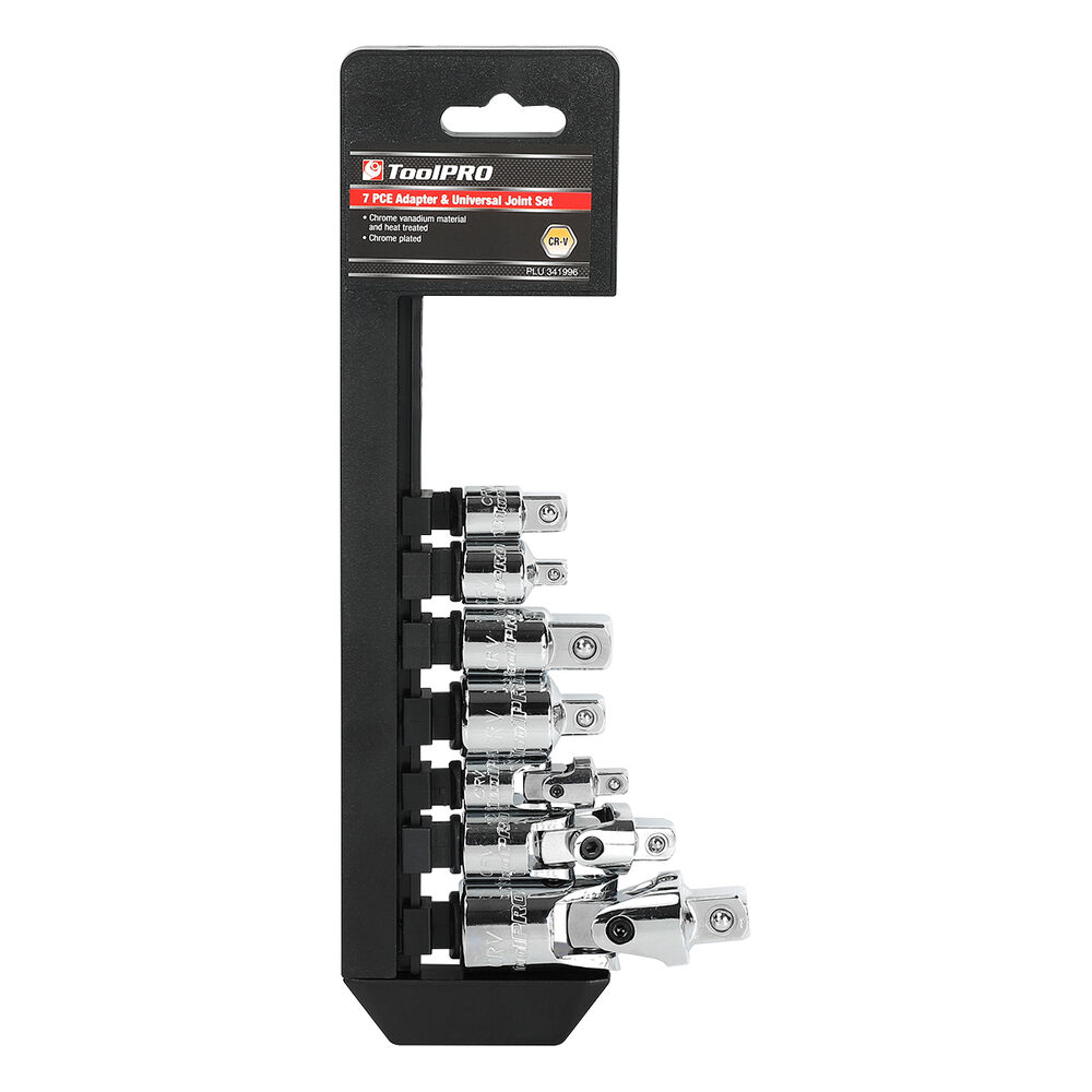 ToolPRO Adaptor And Universal Joint Set 7 Piece Supercheap Auto
