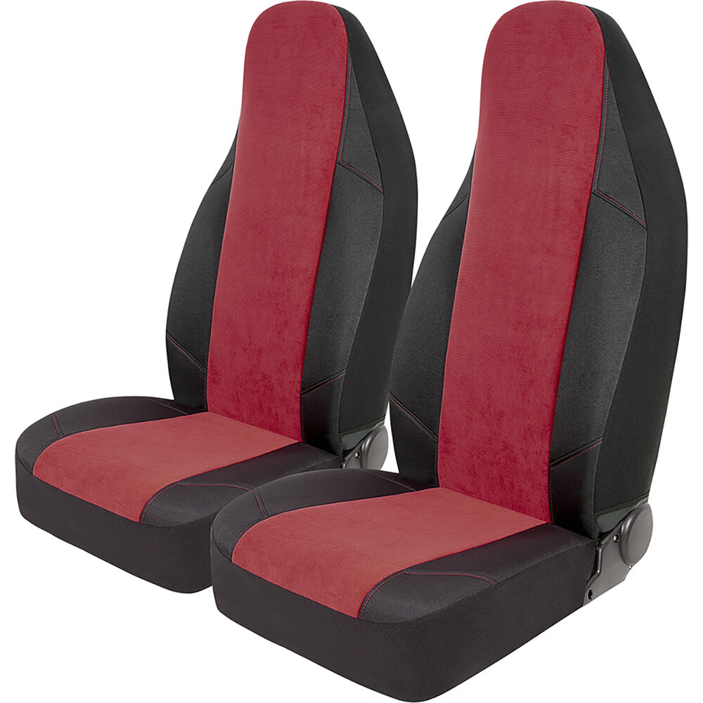 SCA Cord Seat Covers - Red/Black Built-in Headrests Size ... (1000 x 1000 Pixel)