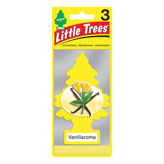 Little Trees Air Freshener Vanillaroma 3 Pack, , scaau_hi-res