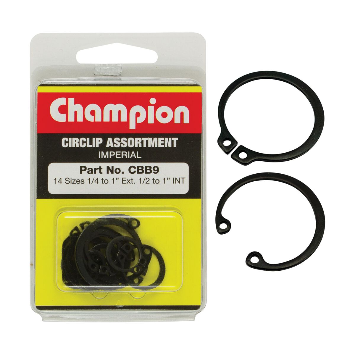 Champion Circlip Assortment - CBB9, , scaau_hi-res