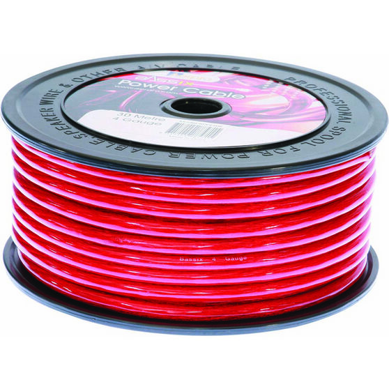 Aerpro Power Cable - 4 AWG, Red, Sold Per Meter, , scaau_hi-res