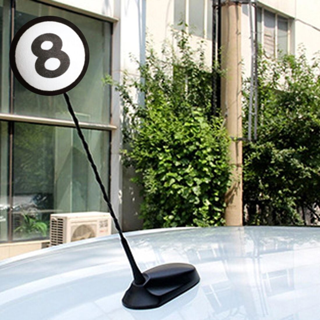 Antenna Topper Black Eight Ball, , scaau_hi-res