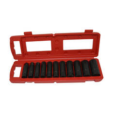 ToolPRO Deep Impact Socket Set 1/2" Drive SAE 11 Piece, , scaau_hi-res