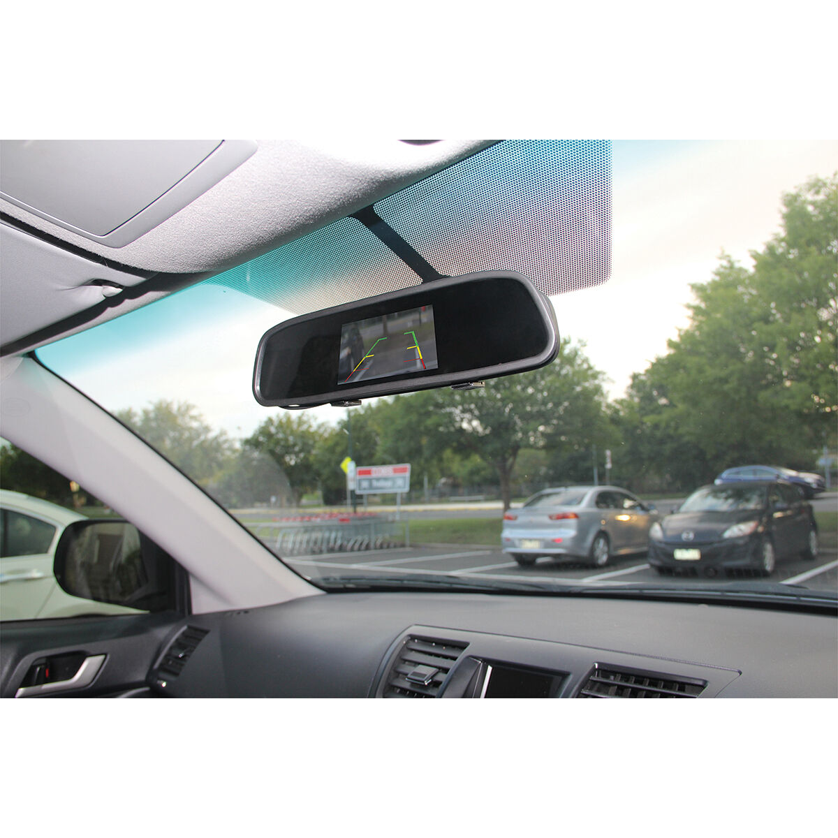 SCA SCA43M 4.3" Mirror Mounted Wired Reversing Camera, , scaau_hi-res