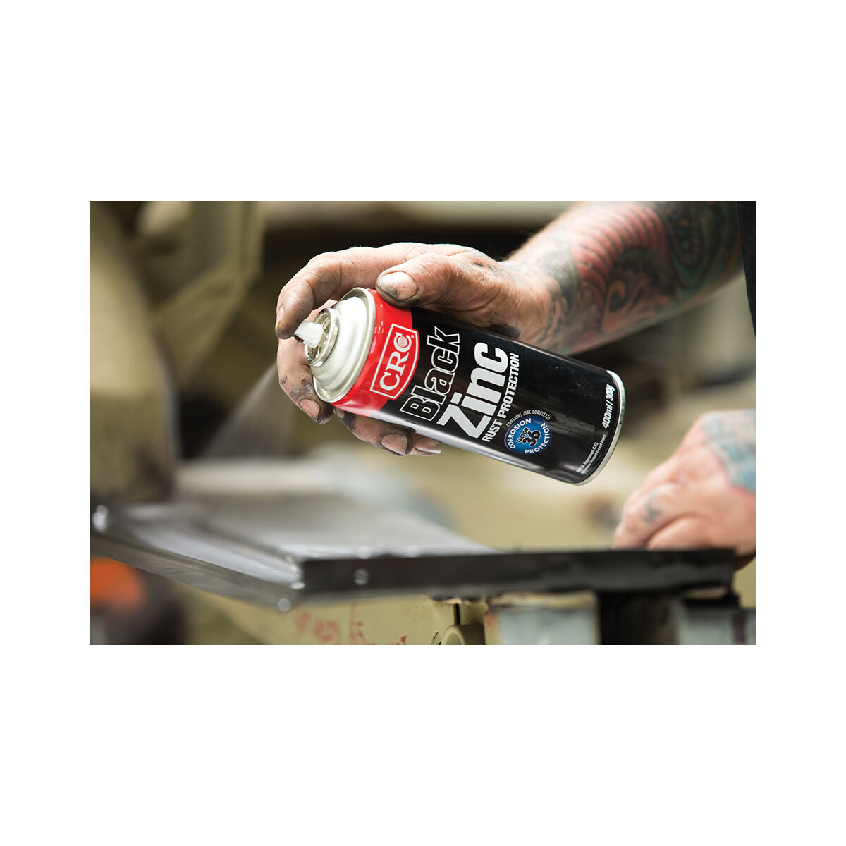 crc black zinc rust protection
