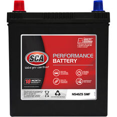 SCA Performance Car Battery SNS40ZS MF, , scaau_hi-res