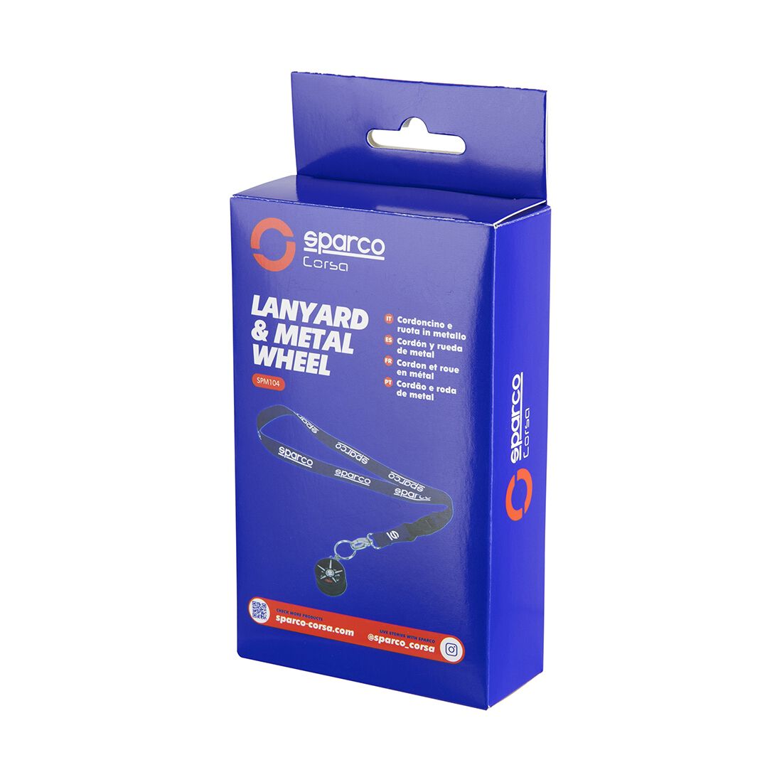 Sparco JDM Lanyard and Wheel Keyring, , scaau_hi-res