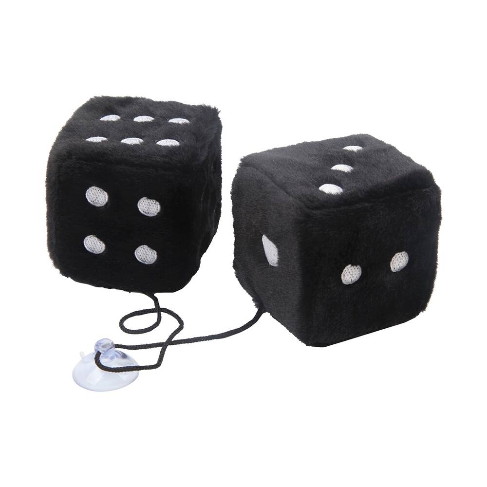 Fuzzy Dice for Rear View irror,White Plush Retro Square Hanging Dice, Pair of 2.75 Fuzzy Dice Fuzzy Dice for Rear View irror,White Plush Retro Square Hanging Dice, Pair of 2.75 Fuzzy Dice