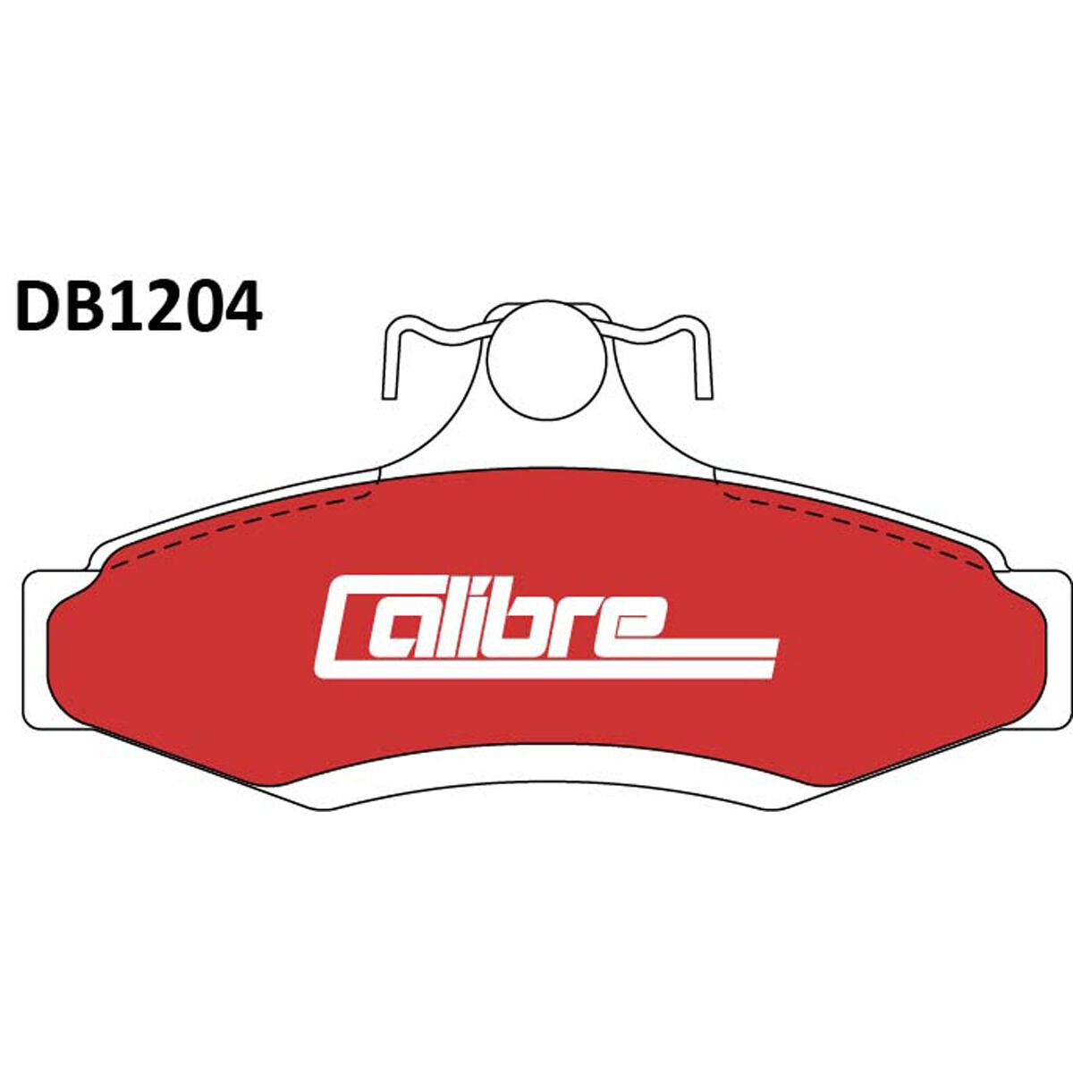 Calibre Disc Brake Pads DB1204CAL, , scaau_hi-res