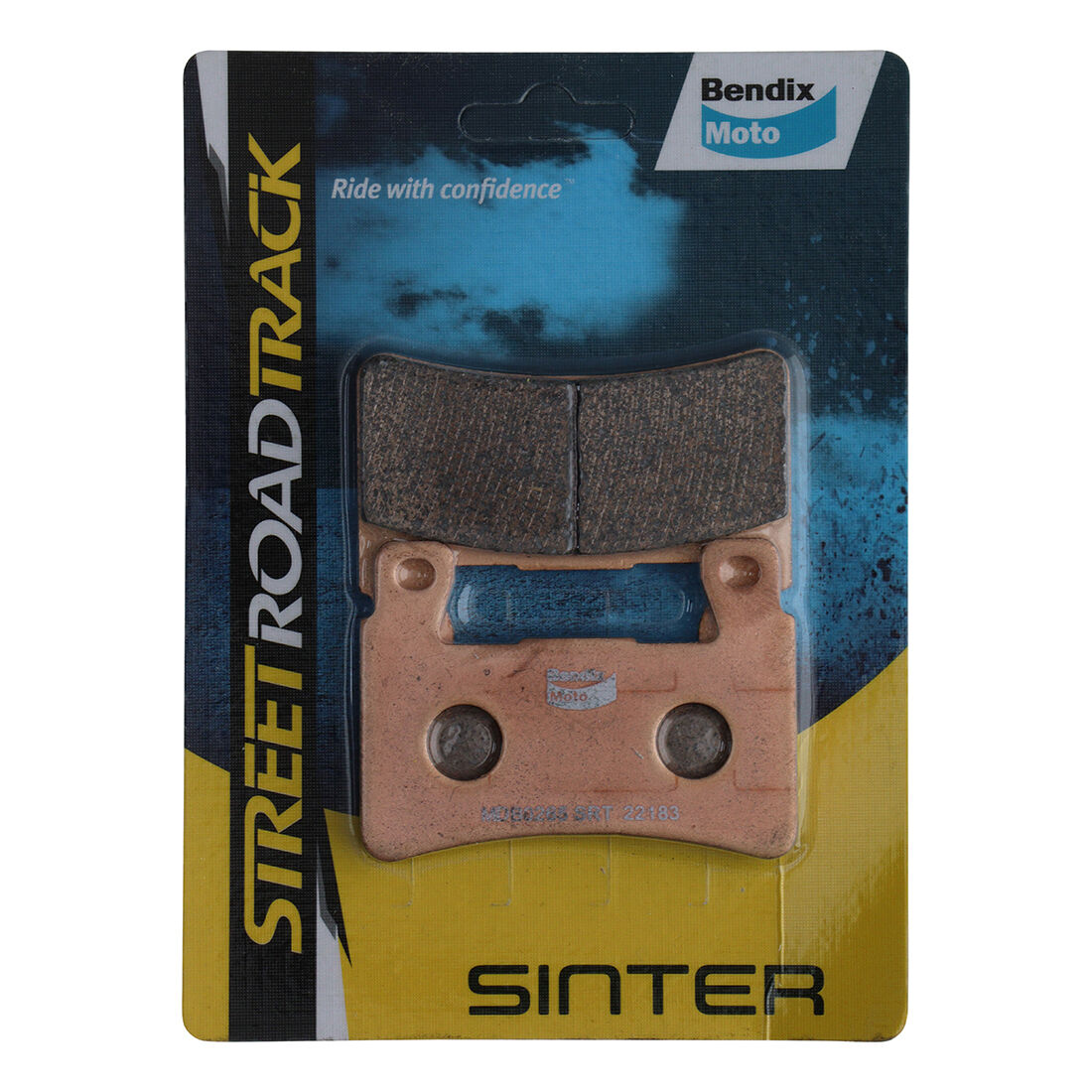 Bendix Street Road Track Motorcycle Disc Brake Pads - MDB0265-SRT, , scaau_hi-res