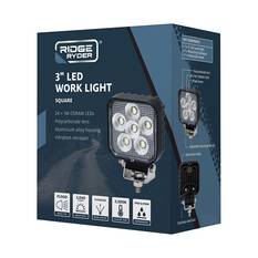 Ridge Ryder LED Work Lamp - 3" Square, , scaau_hi-res