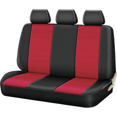 SCA Cord Seat Covers - Red/Black Size 06H Rear Seat, , scaau_hi-res