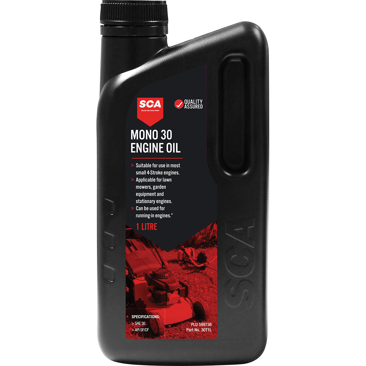 SCA Mineral Small Engine Oil 4 Stroke 1 Litre, , scaau_hi-res