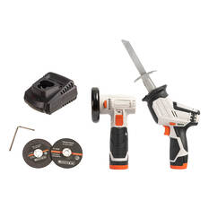 ToolPRO 12V Reciprocating Saw & Grinder Kit, , scaau_hi-res