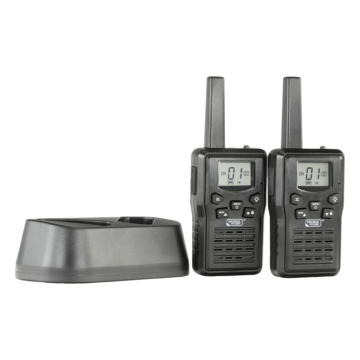 Ridge Ryder UHF CB Handheld Radio Twin Pack 2W, , scaau_hi-res