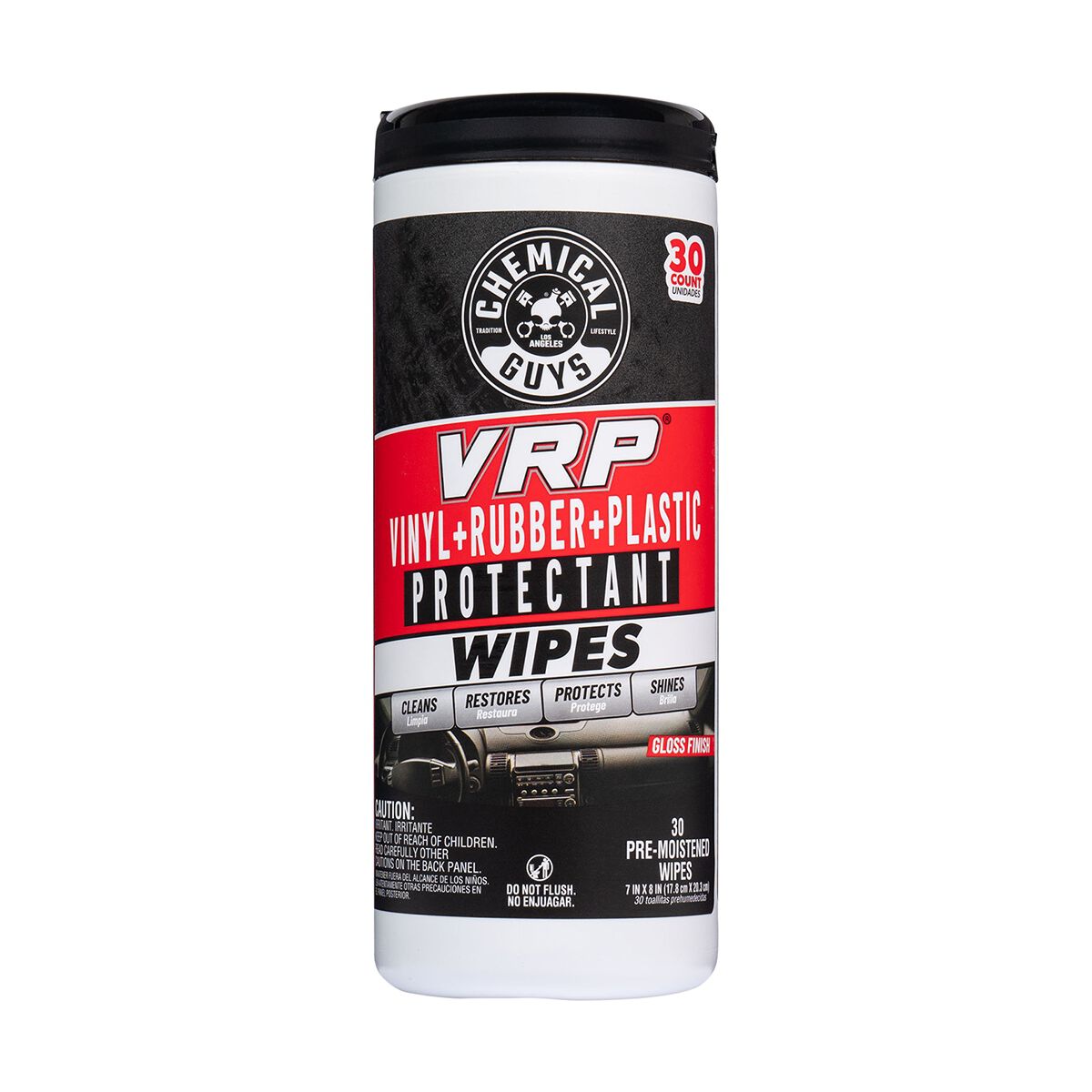Chemical Guys V.R.P Trim Protectant 30PK Wipes, , scaau_hi-res