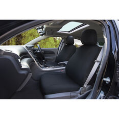 SCA Neoprene Seat Covers - Black Adjustable Headrests Size 30 Front Pair Airbag Compatible, , scaau_hi-res