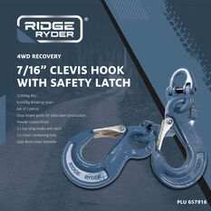 Ridge Ryder Vehicle Safety Chain 8mm 8T 2 Pack, , scaau_hi-res