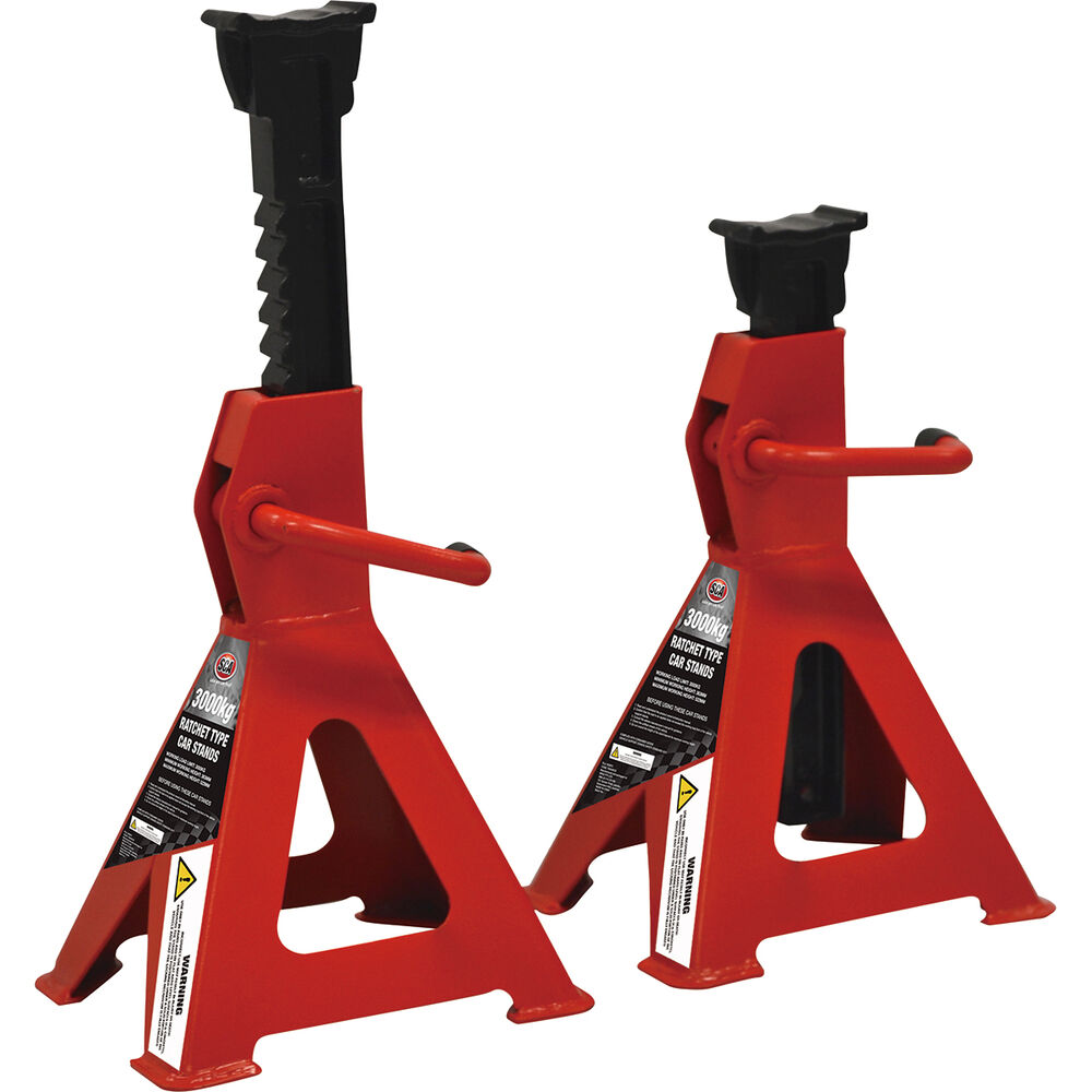 SCA Car Stands Ratchet, 3000kg Supercheap Auto