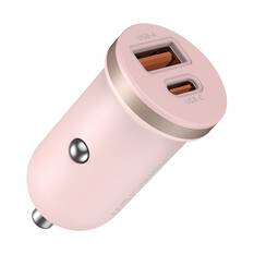 Cabin Crew 30W Dual Port Car Charger Pink, , scaau_hi-res